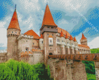 Corvin Castle In Romania Diamond Painting Art