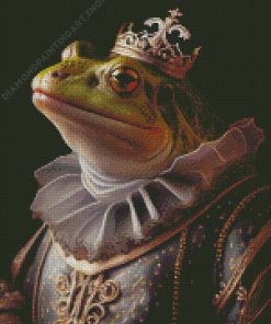 Frog Baroque Diamond Painting Art