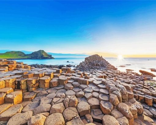 Giants Causeway Diamond Painting Art