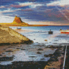 Amazing Lindisfarne England Diamond Painting Art