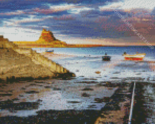 Amazing Lindisfarne England Diamond Painting Art