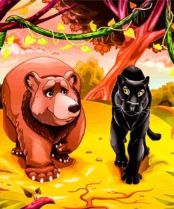 Jungle Book Characters Diamond Painting Art