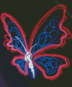 Light Butterfly Diamond Painting Art