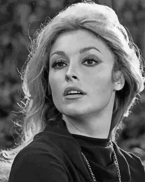 Monochrome Sharon Tate Diamond Painting Art