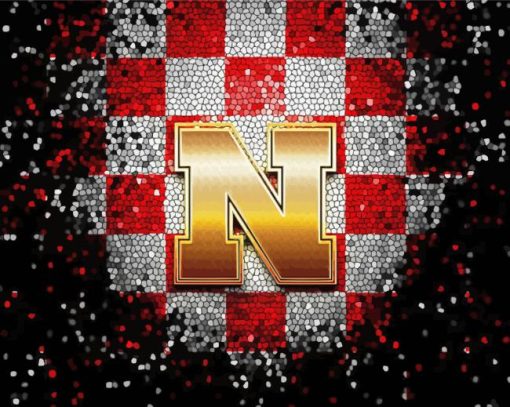 Nebraska Cornhuskers Football Art Diamond Painting Art