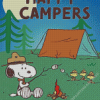 PEANUTS Happy Camper Diamond Painting Art