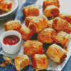 Sausage Roll Diamond Painting Art