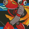 Proto Man Diamond Painting Art