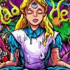 Psychedelic Alice In Wonderland Diamond Painting Art