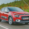 Red Citroen Diamond Painting Art