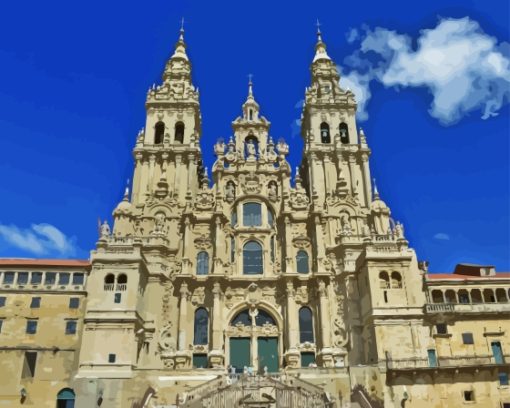 Cathedral In Spain Diamond Painting Art