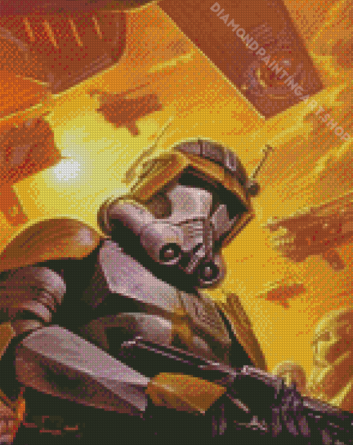 Commander Cody Character Diamond Painting Art