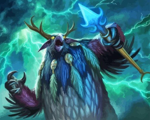 Strong Moonkin Diamond Painting Art