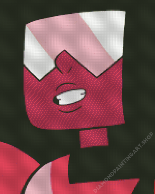 The Alien Garnet Diamond Painting Art