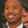 Michael B Jordan Diamond Painting Art