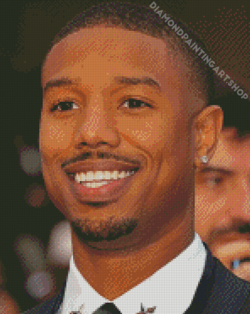 Michael B Jordan Diamond Painting Art