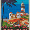 The Canary Islands Poster Diamond Painting Art