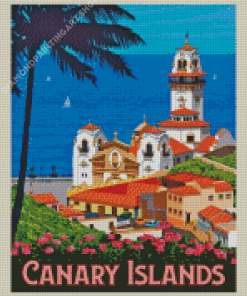 The Canary Islands Poster Diamond Painting Art