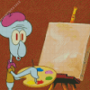 Squidward Spongebob Diamond Painting Art