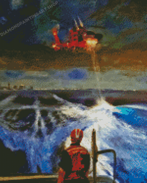 Helicopter And Boat Art Diamond Painting Art