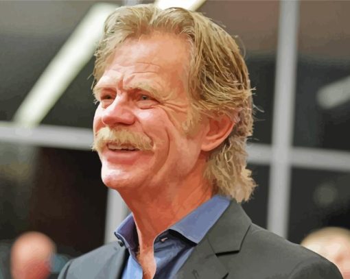 William H Macy Diamond Painting Art