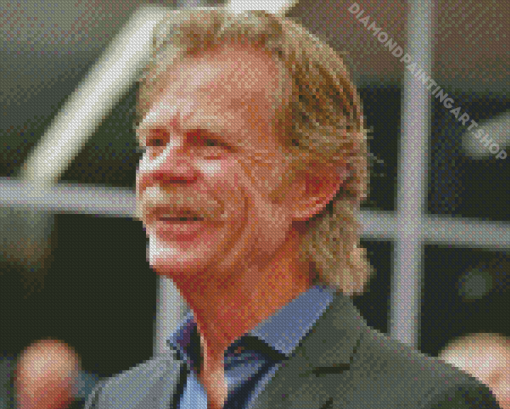 William H Macy Diamond Painting Art