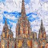 Cathedral Of The Holy Cross Diamond Painting Art