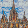 Cathedral Of The Holy Cross Diamond Painting Art