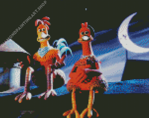 Chicken Run Dawn Of The Nugget Diamond Painting Art