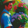 Gardener Man Diamond Painting Art