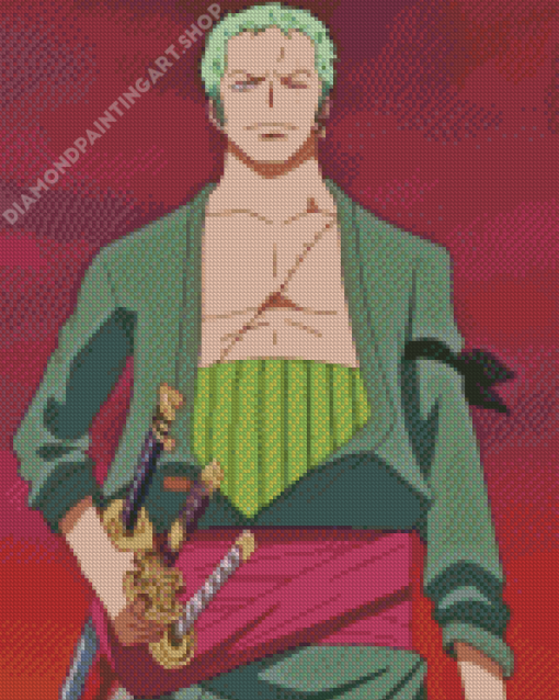 Roronoa Zoro Diamond Painting Art