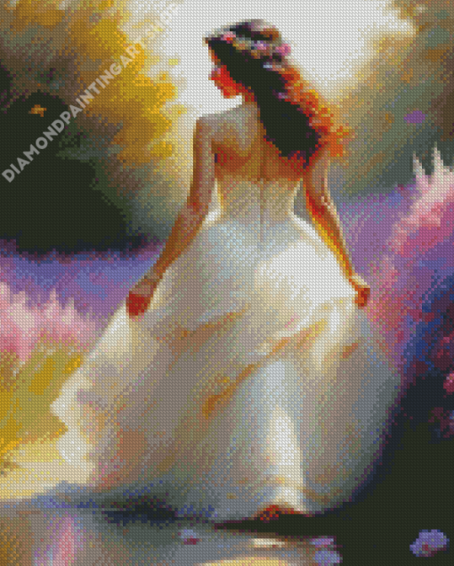 Aesthetic Bride Diamond Painting Art