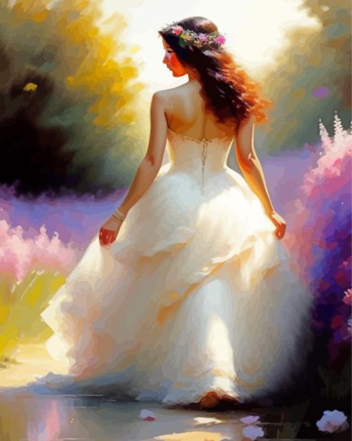 Aesthetic Bride Diamond Painting Art