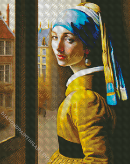 Aesthetic Girl Diamond Painting Art