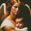 Guardian Angel Diamond Painting Art