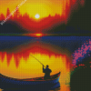 Fishing Man Diamond Painting Art