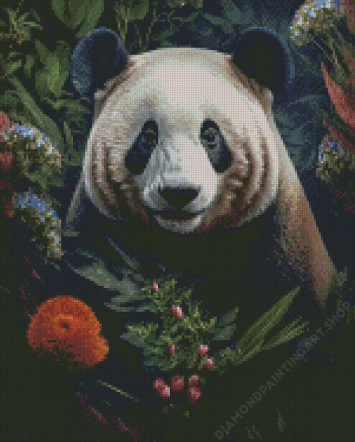 Aesthetic Panda Diamond Painting Art