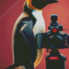 Penguin Photographer Diamond Painting Art