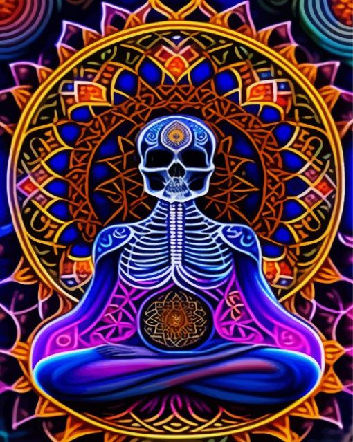 Spiritual Skull Diamond Painting Art