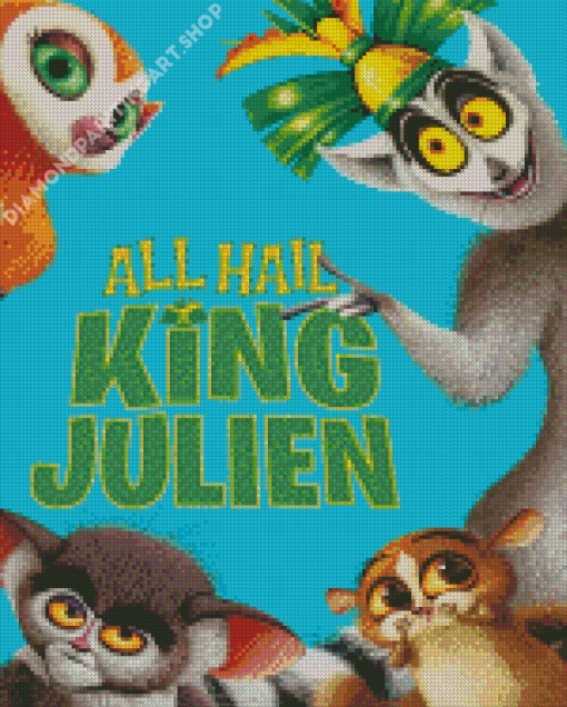All Hail King Julien Diamond Painting Art