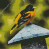 Baltimore Oriole Diamond Painting Art