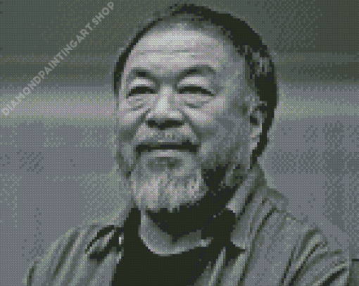 Cool Ai Weiwei Architect Diamond Painting Art
