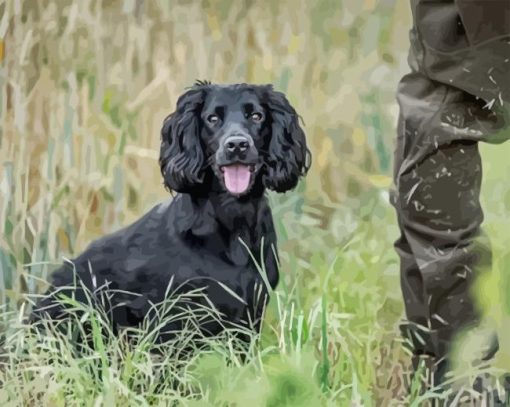 Working Spaniel Diamond Painting Art