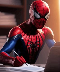 Busy Spiderman Diamond Painting Art
