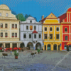 Cesky Krumlov City Diamond Painting Art