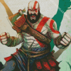 Cool Kratos Diamond Painting Art