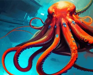 Octopus Diamond Painting Art