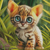 Cute Cat Diamond Painting Art
