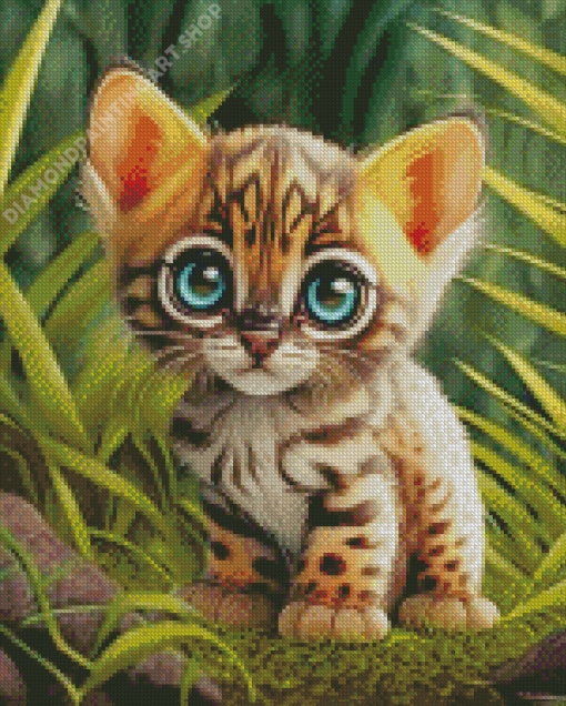 Cute Cat Diamond Painting Art