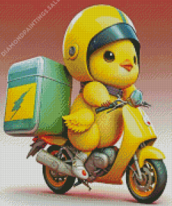Delivery Chick Diamond Painting Art